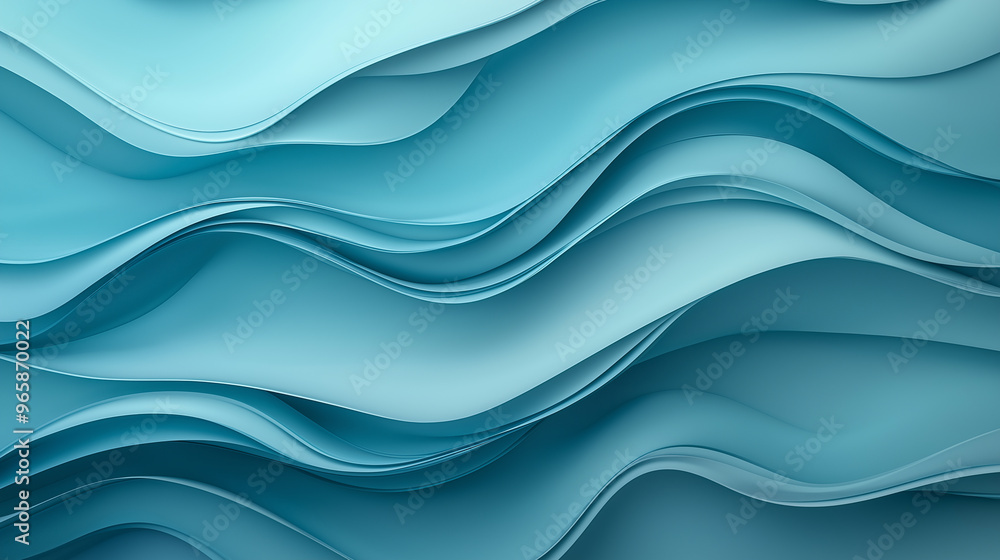 The image is a blue wave with a lot of detail The image is a blue wave with a lot of detail