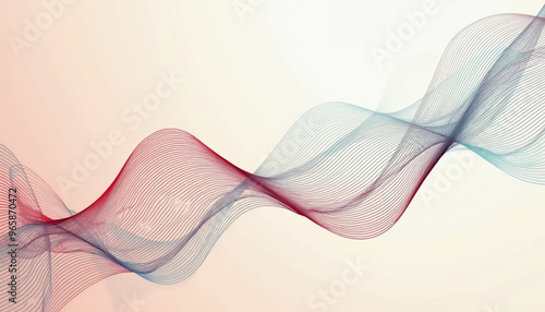Minimalistic Abstract Line Art with Intricate Patterns and Soft Gradients - Perfect for Elegant Branding, Editorial Layouts, or Digital Platforms