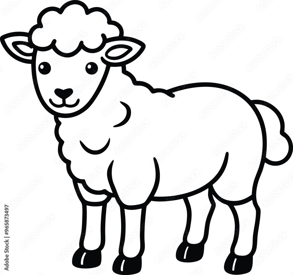 Joyful Happy Little Sheep Vector Art for Projects
Joyful Happy Little Sheep Vector Art for Projects