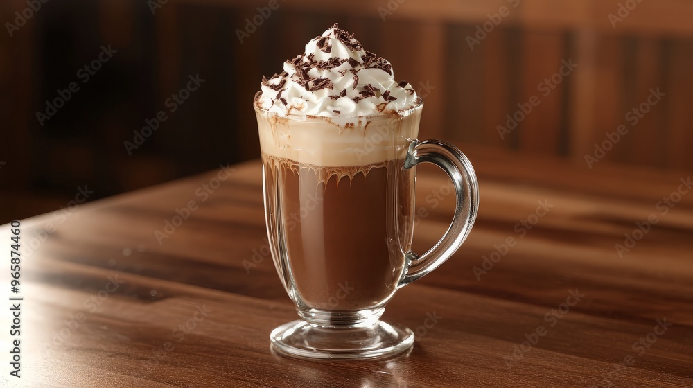 Delicious Hot Chocolate with Whipped Cream