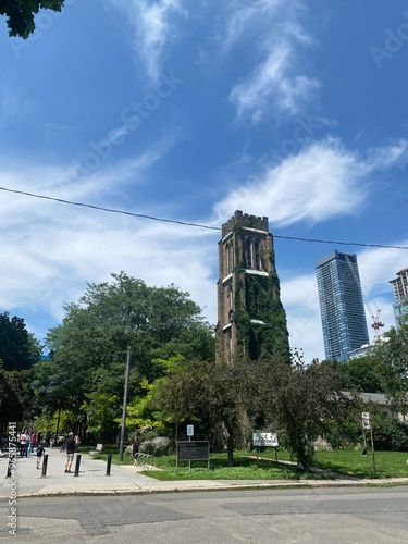 Wallpaper Mural Church in park Torontodigital.ca