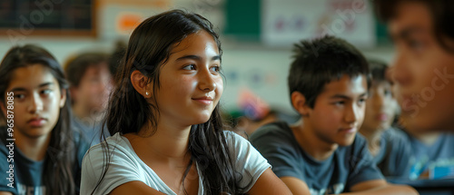 Engaging High School History Class: Students Delving into Past Events' Influence on Today's Society