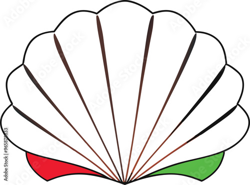 Modern Shell Line Art Vector Design Ideal for Digital Art
