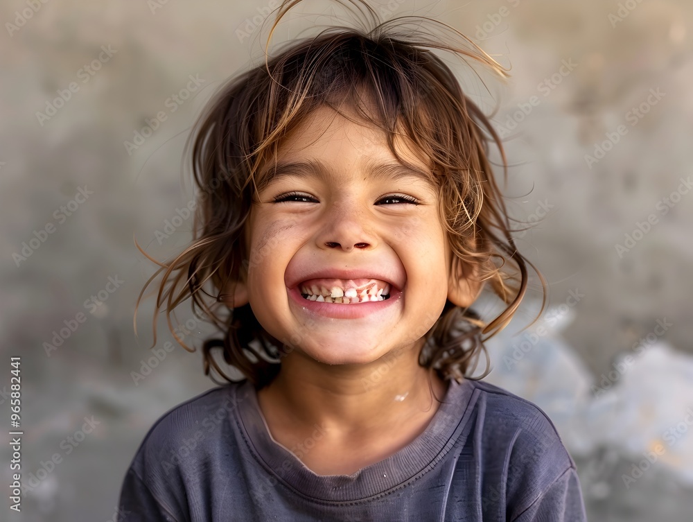 Carefree Child Showing Off Broken Tooth With Joyful Smile Highlighting Innocence of Childhood Dental Mishaps Carefree Child Showing Off Broken Tooth With Joyful Smile Highlighting Innocence of Childhood Dental Mishaps