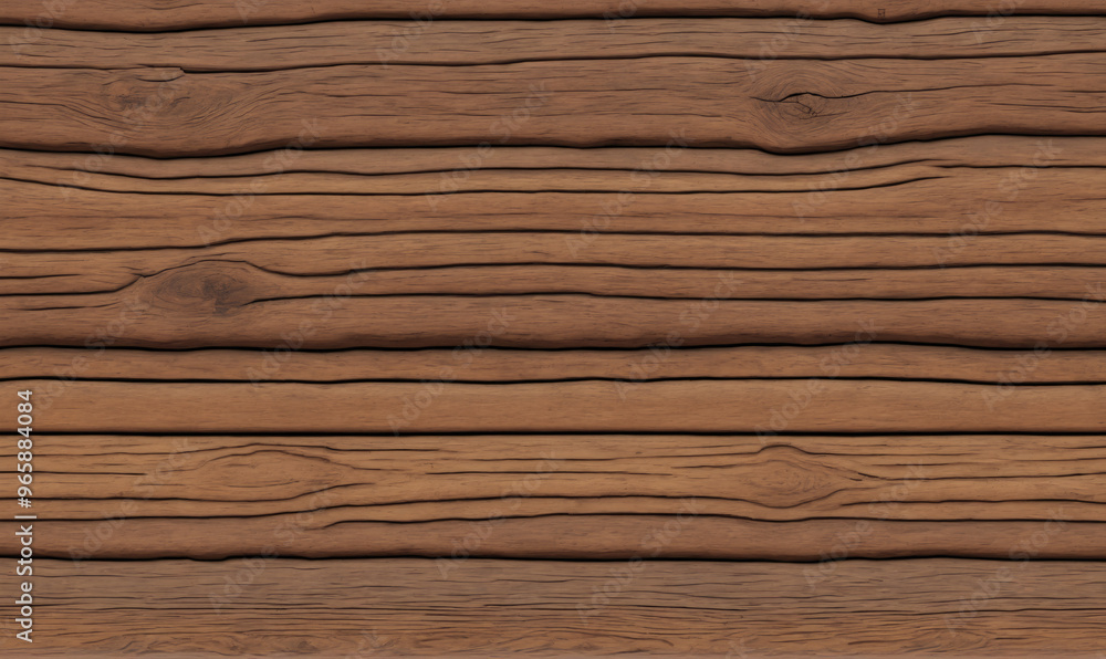 Fototapeta premium This is a close-up of brown wood planks