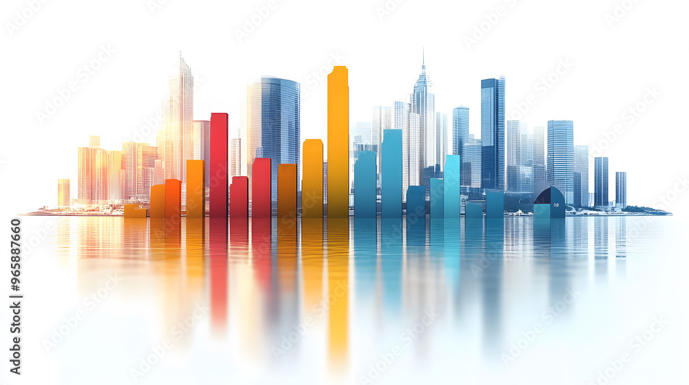 A sleek vector business data graph analysis, showing bar and pie charts with clear data points on a white background for a professional look. A sleek vector business data graph analysis, showing bar and pie charts with clear data points on a white background for a professional look.
