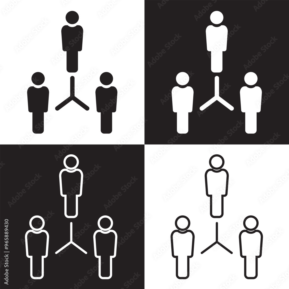collaboration icon, people group connection icons - teamwork share, connect icon. Isolated on White and black Background. Vector illustration. EPS 10 collaboration icon, people group connection icons - teamwork share, connect icon. Isolated on White and black Background. Vector illustration. EPS 10