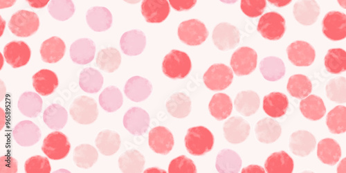 Wallpaper Mural Abstract seamless pattern, background with pink watercolor shapes and stains. Repeating vector design element for print Torontodigital.ca