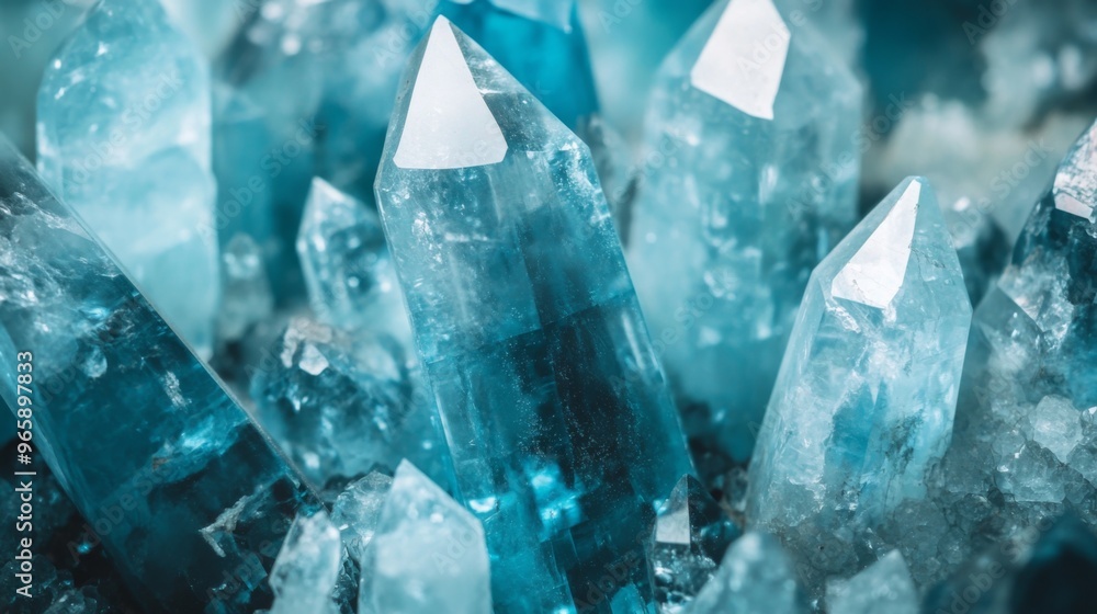 aquamarine gem crystal quartz mineral geological background aquamarine gem crystal quartz mineral geological background
