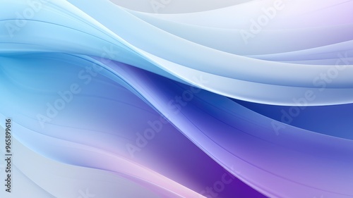 A smooth, flowing abstract design featuring gradients of blue and purple hues, ideal for backgrounds or digital art.