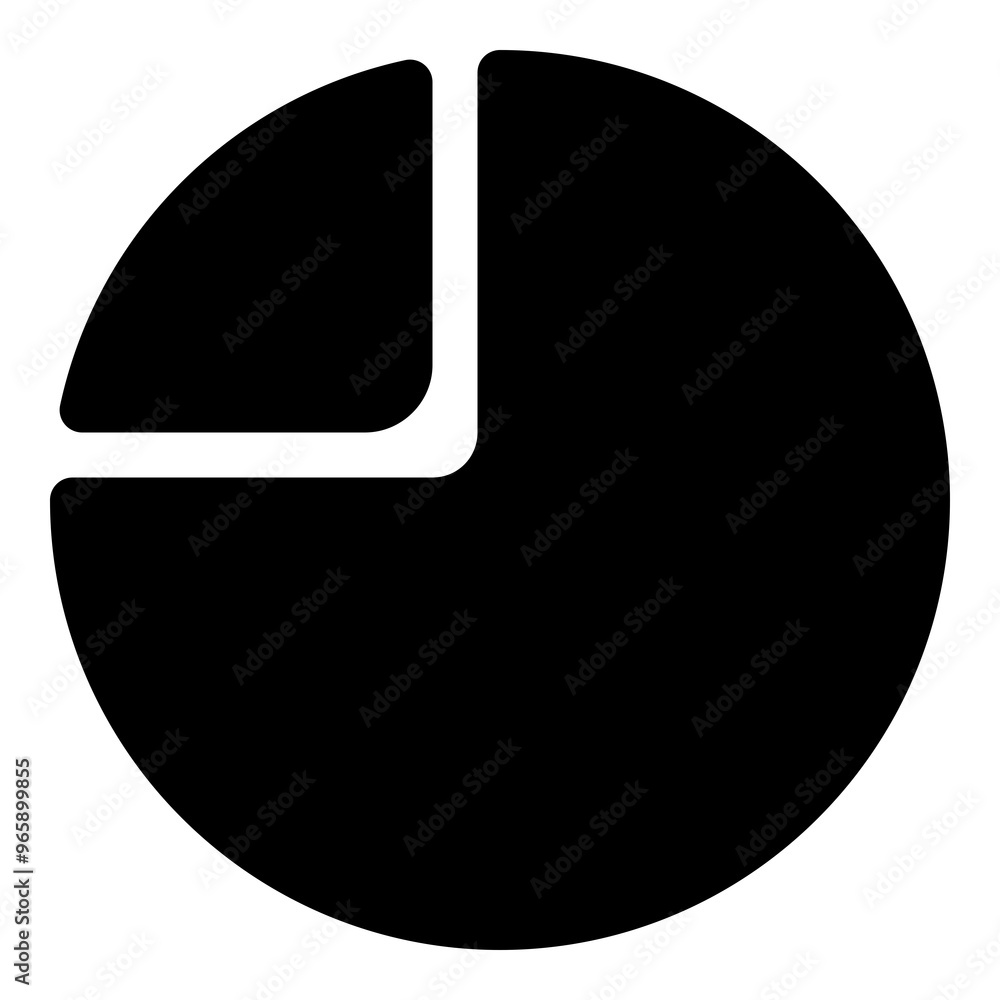 Pie chart icon for data distribution and analysis Pie chart icon for data distribution and analysis