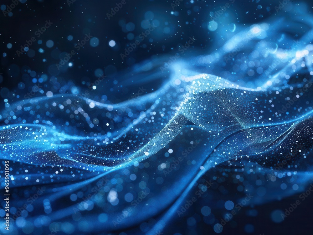 abstract technology background with swirling nanoparticles glowing blue and white elements form complex patterns against a deep spacelike backdrop abstract technology background with swirling nanoparticles glowing blue and white elements form complex patterns against a deep spacelike backdrop