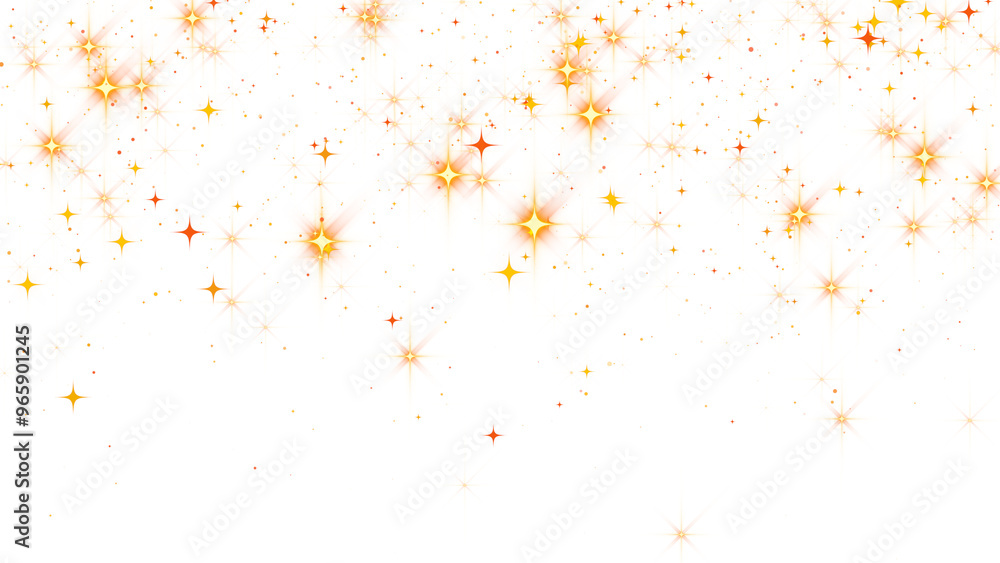 autumn and christmas colors fairy and shiny glitter stars on transparent background, twinkle yello and orange stars autumn and christmas colors fairy and shiny glitter stars on transparent background, twinkle yello and orange stars