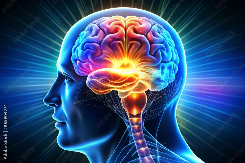 Obraz premium Frontal Lobes Executive Functions Style