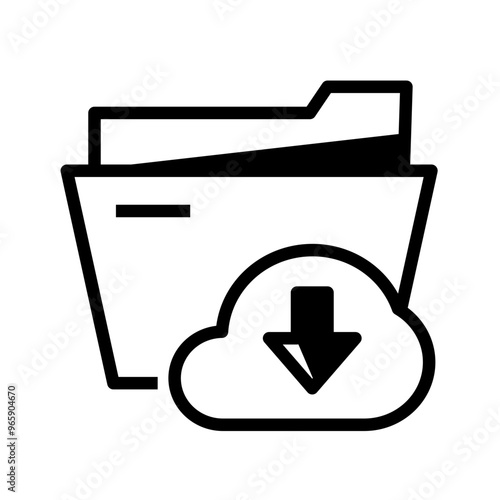 document with download arrow