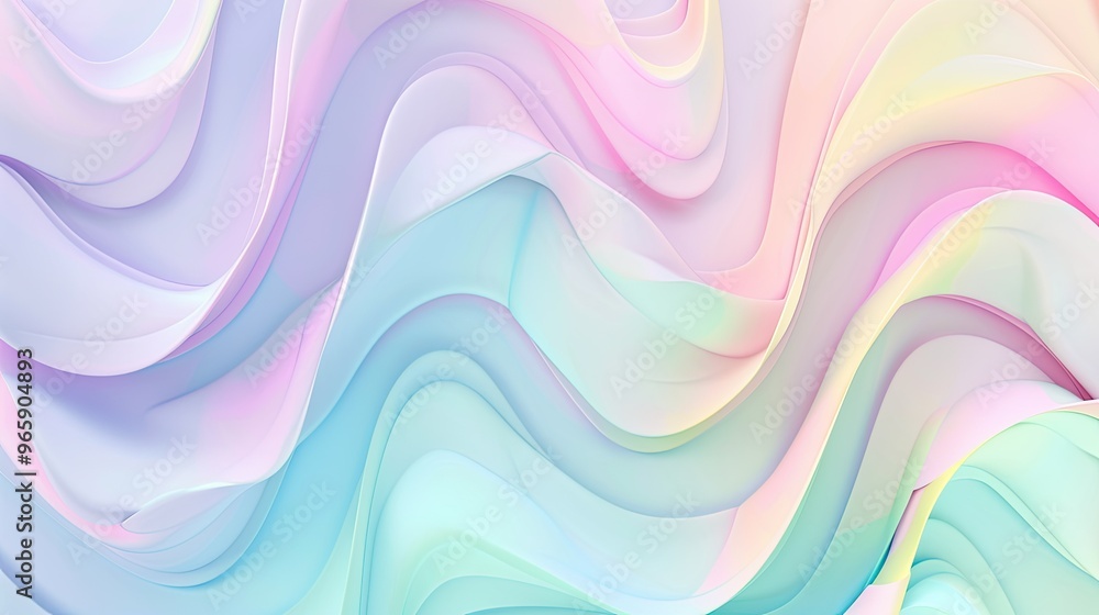 A smooth, flowing abstract design featuring pastel colors and gentle curves, perfect for backgrounds or digital art. A smooth, flowing abstract design featuring pastel colors and gentle curves, perfect for backgrounds or digital art.