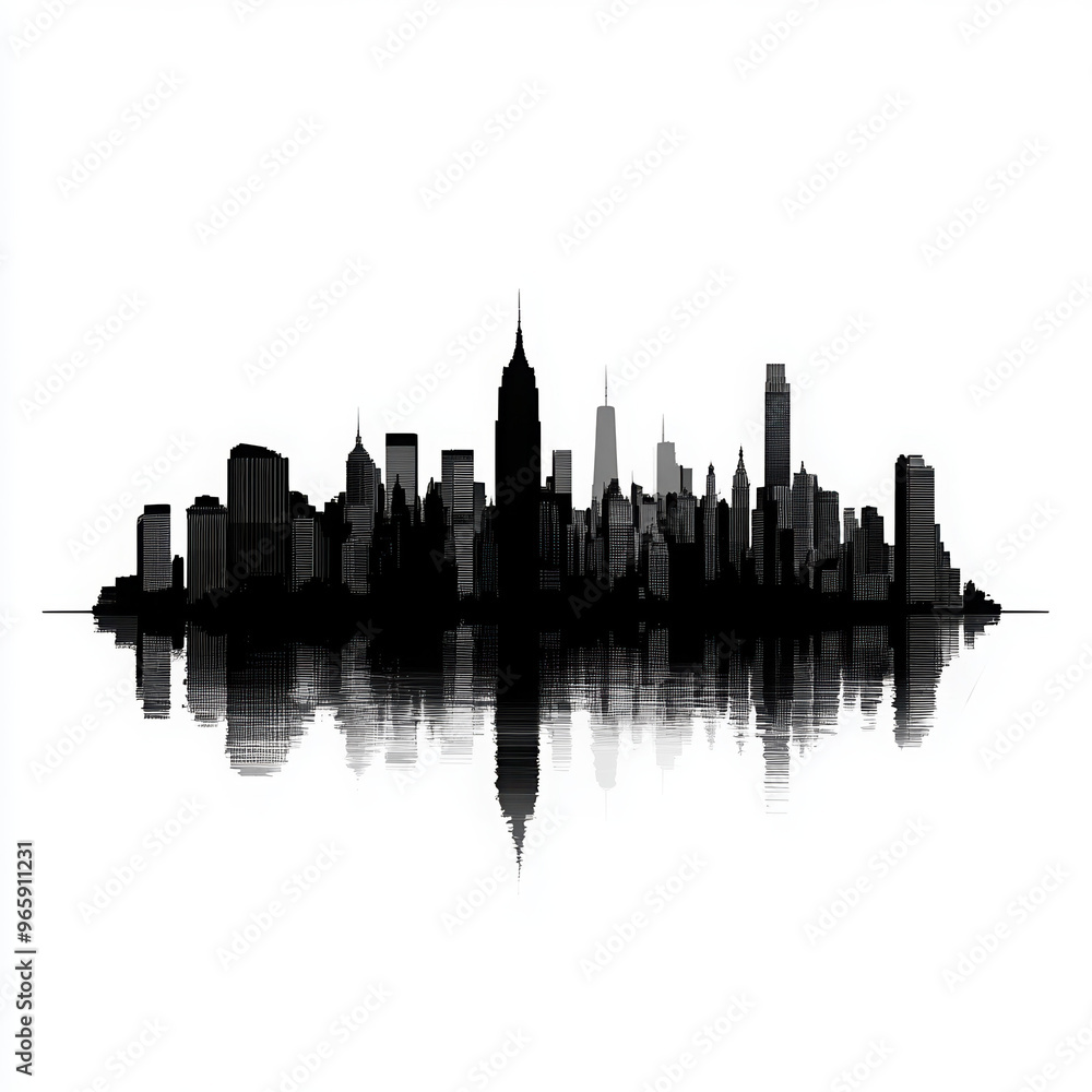 city skyline silhouette architecture buildings urban reflection new york metropolis landscape cityscape black and white skyscrapers travel modern downtown city skyline silhouette architecture buildings urban reflection new york metropolis landscape cityscape black and white skyscrapers travel modern downtown