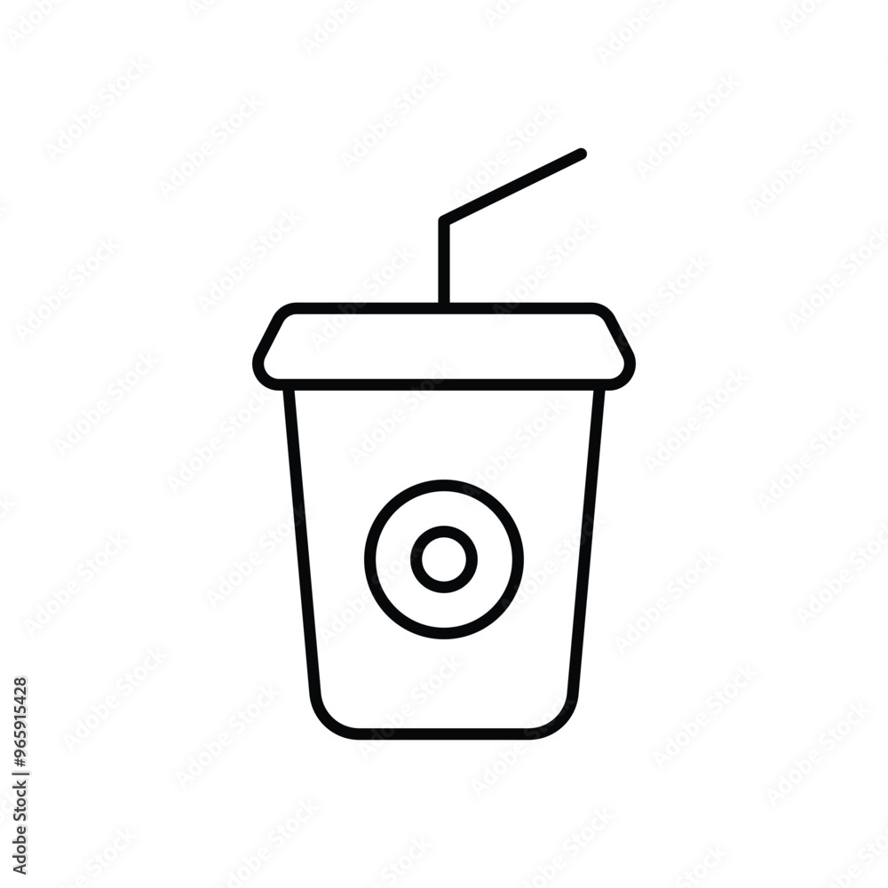 Soda vector icon stock illustration