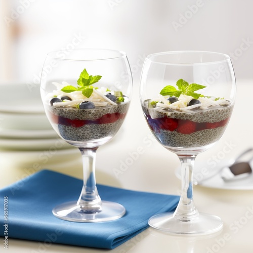 Chia Pudding with Fresh Berries – A Healthy Superfood Dessert