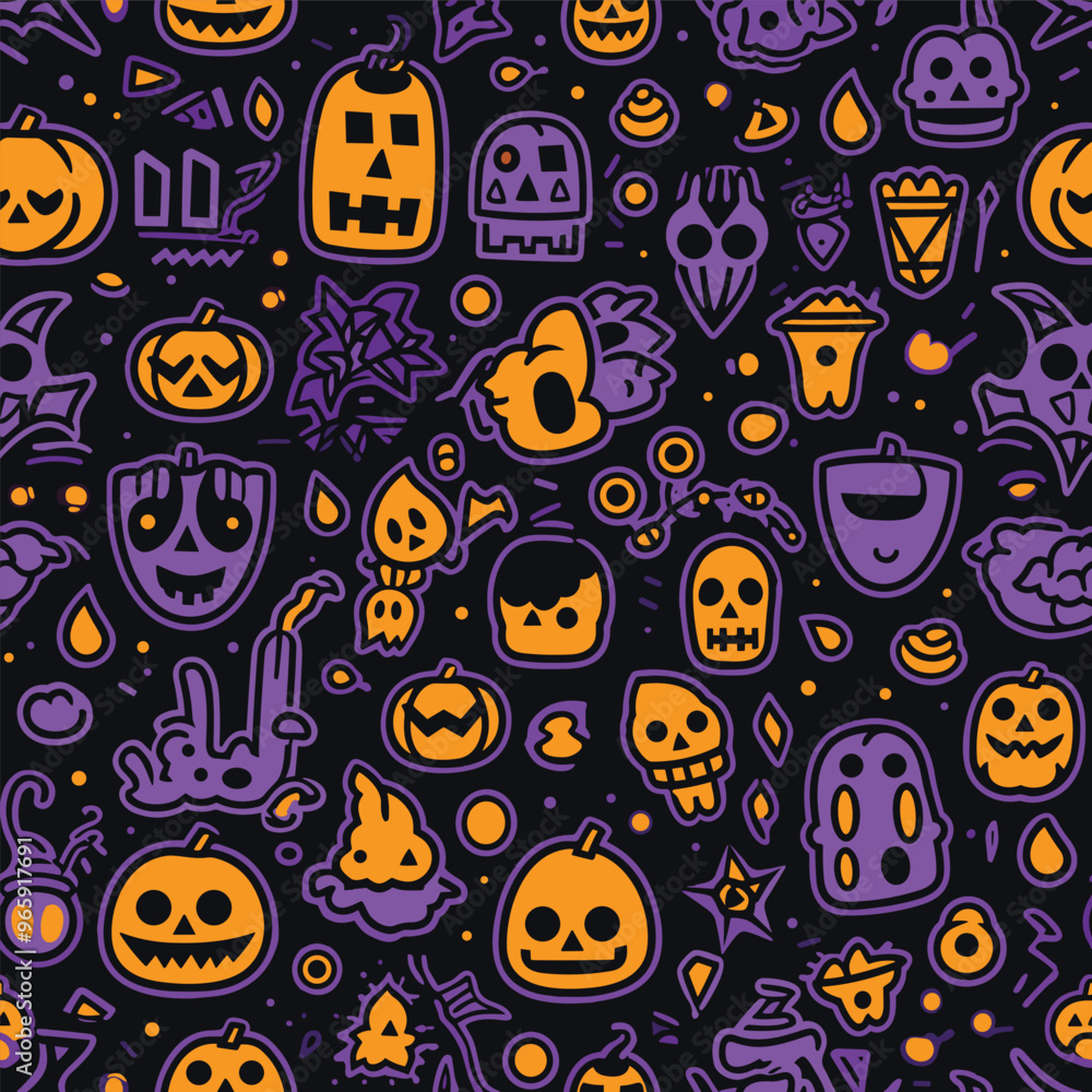 Hhalloween Pattern Background Hhalloween Pattern Background