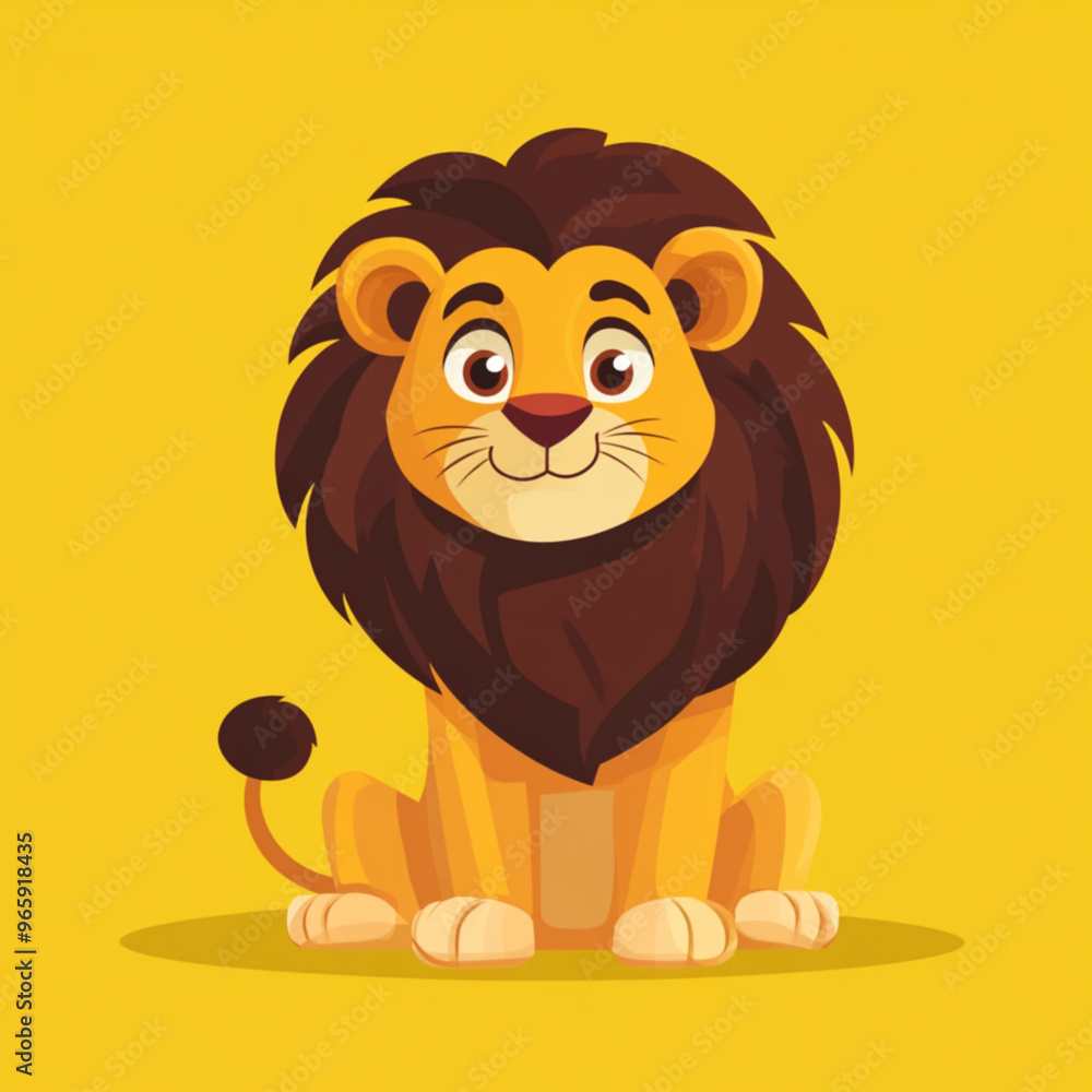 lion cartoon illustration lion cartoon illustration