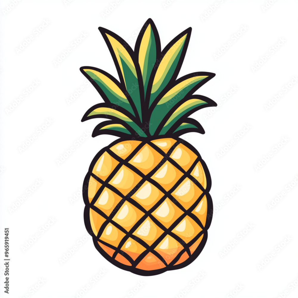 pineapple isolated on white pineapple isolated on white