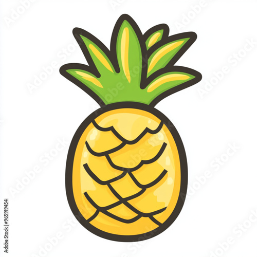 pineapple illustration