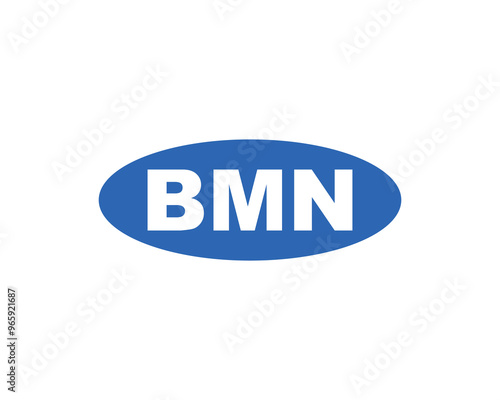 BMN logo design vector template. BMN