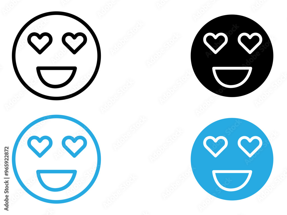 Lady Love Smiley Message icon black and white vector outline sign Lady Love Smiley Message icon black and white vector outline sign