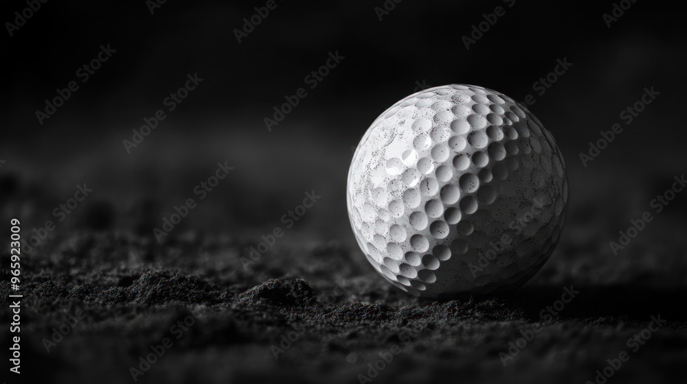golf ball on tee ready to play golf ball on tee ready to play
