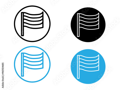 Rainbow LGBT flag icon black and white vector outline sign