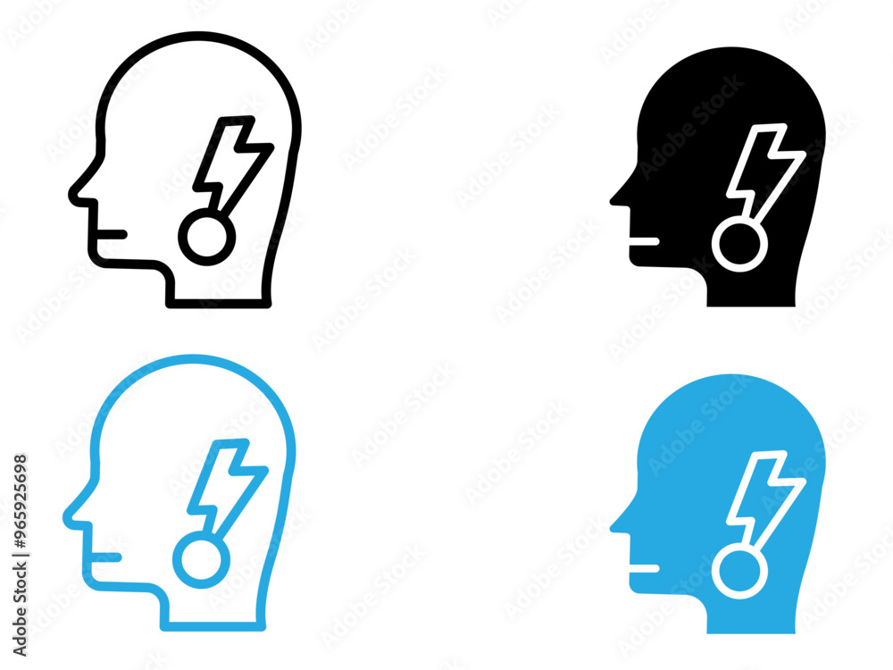 Swallowing reflex icon black and white vector outline sign Swallowing reflex icon black and white vector outline sign
