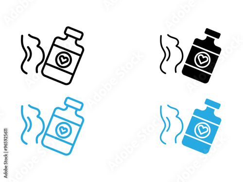 Supplements for pregnant women icon black and white vector outline sign