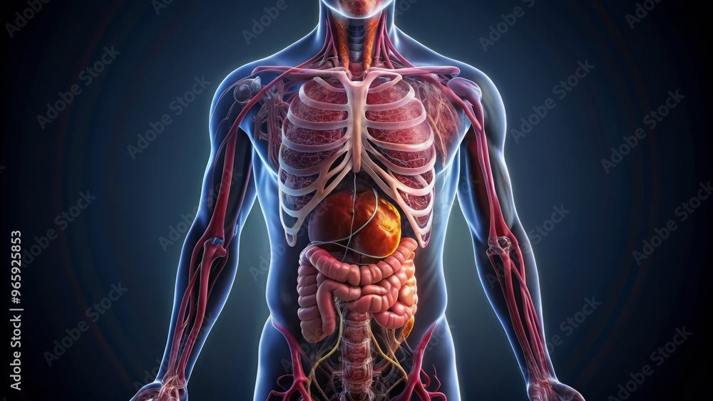 Human Anatomy Stomach Location Mood Dark Technical Illustrative Color Burgundy Concept Body Systems Human Anatomy Stomach Location Mood Dark Technical Illustrative Color Burgundy Concept Body Systems