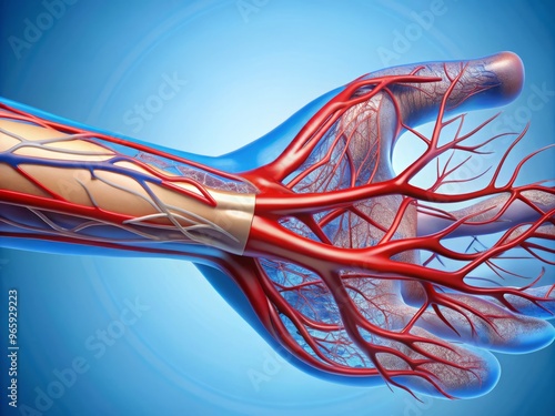 Illustrated Guide to Blood Vessel Development in Arm Veins photo