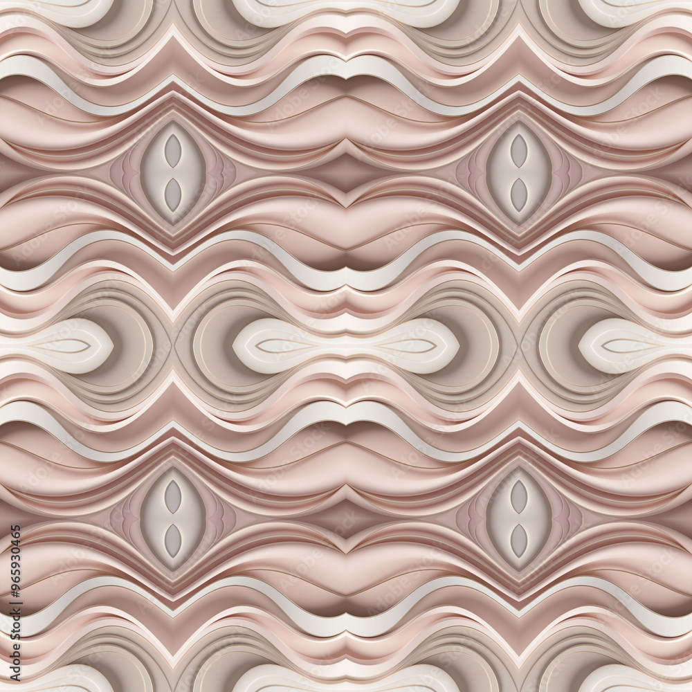 Obraz premium seamless abstract pattern with waves