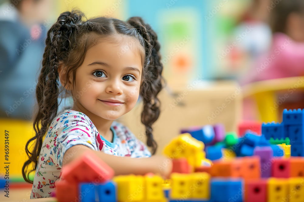 a child engaged in a developmental activity, highlighting learning and growth a child engaged in a developmental activity, highlighting learning and growth