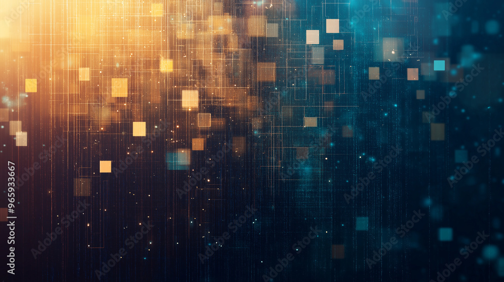 A colorful background with squares and stars A colorful background with squares and stars