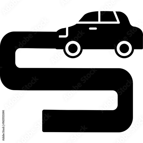 Rural Driving Icon