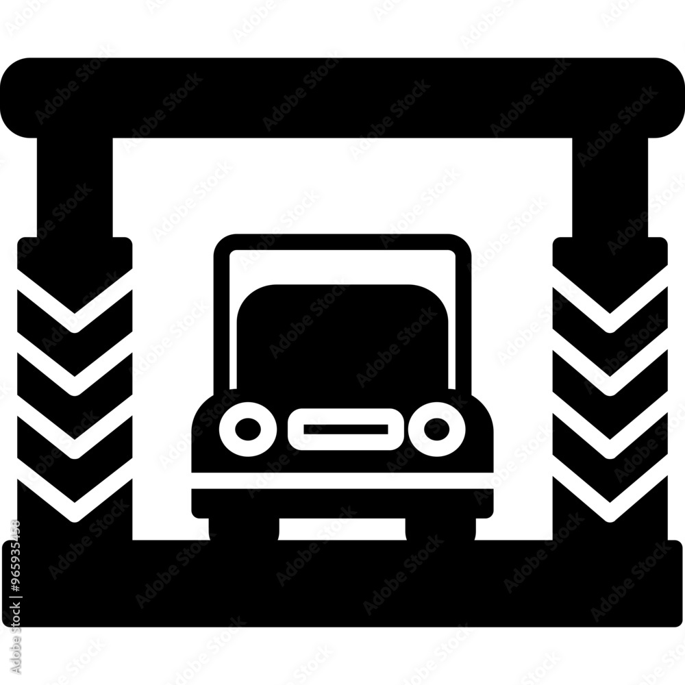 Toll Road Sign Icon Toll Road Sign Icon