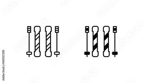 ice skateboard icon design with white background stock illustration