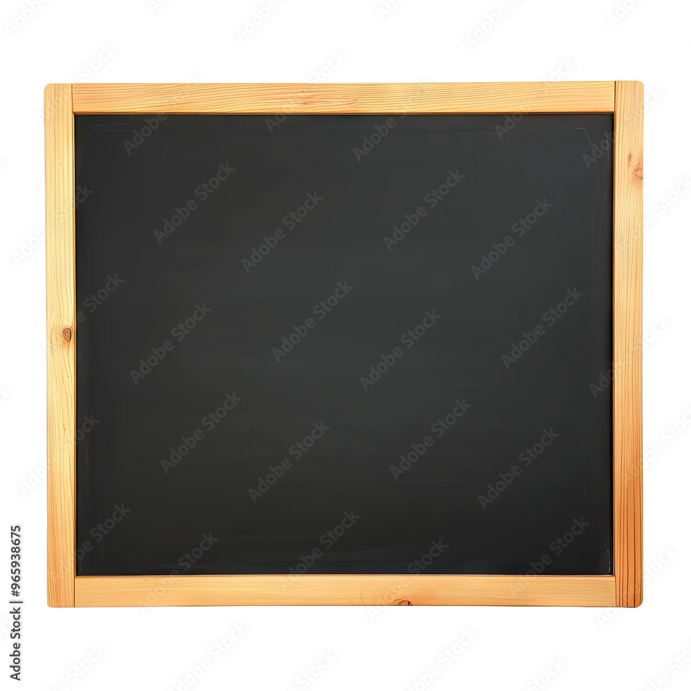 Blank chalkboard with a wooden frame, ready for your message. Blank chalkboard with a wooden frame, ready for your message.