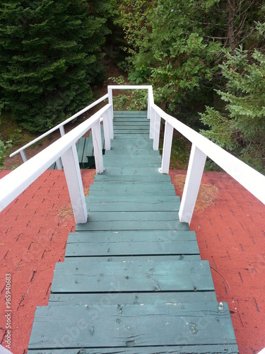 Turquoise Staircase