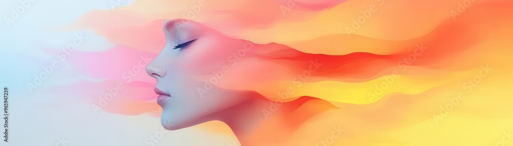 Digital illustration flat design top view art water color Triadic Color Scheme Digital illustration flat design top view art water color Triadic Color Scheme