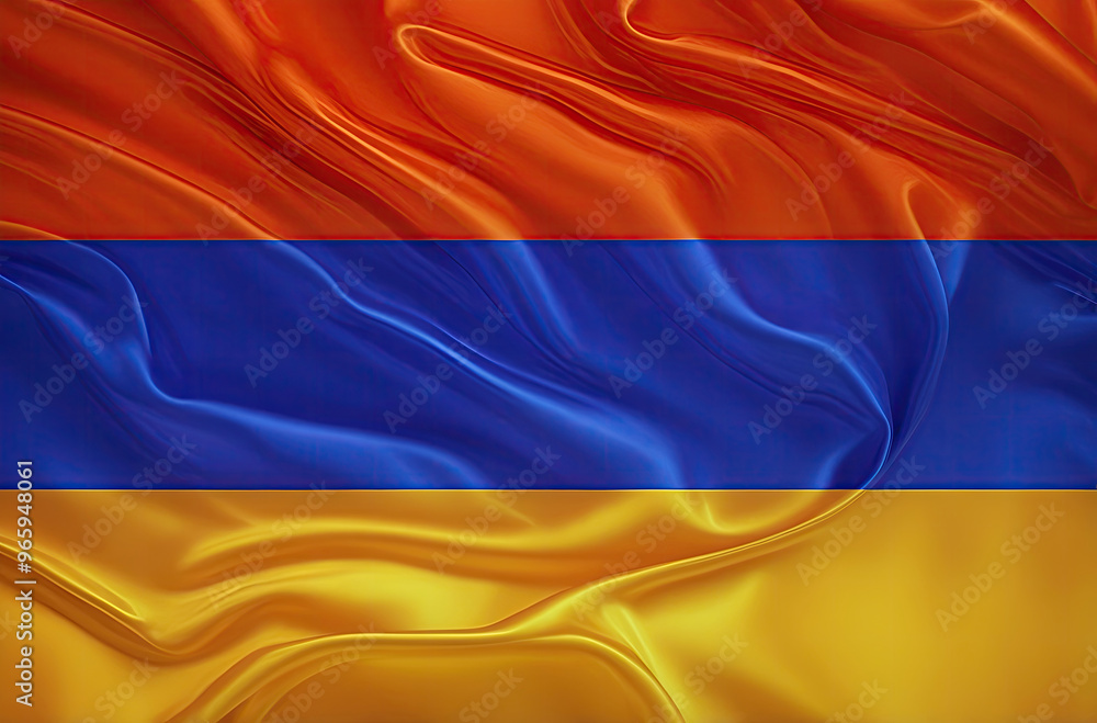 Fototapeta premium armenian flag for national Day or Independence Day of armenia
