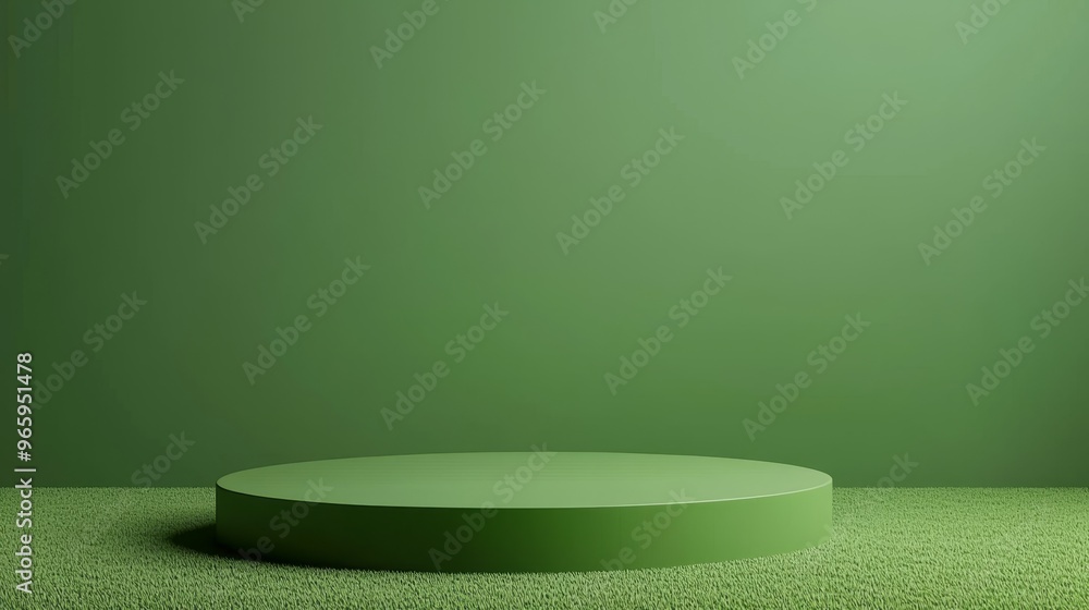 Turf Minimalistic Product Display Podium. Turf Minimalistic Product Display Podium.