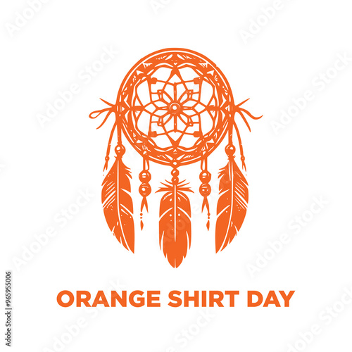 National Day for Truth and Reconciliation. Every child matter. Orange shirt day. 30 September. Vector illustration.	