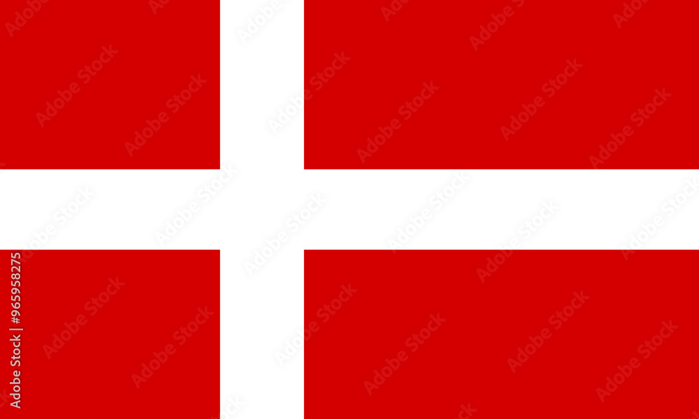The national flag of Denmark. Danish flag icon vector illustration. The national flag of Denmark. Danish flag icon vector illustration.