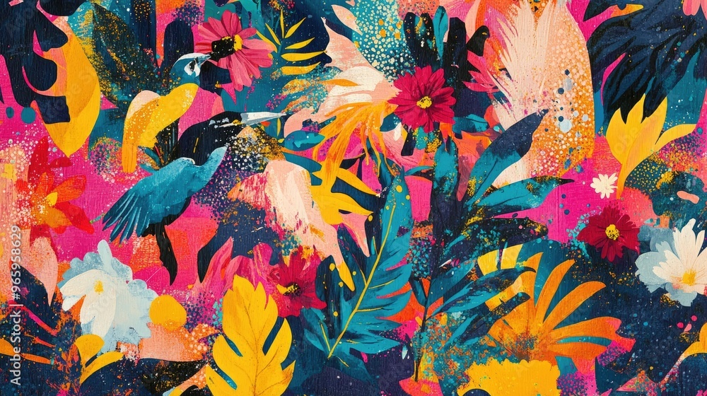 Party themed wallpaper design featuring vibrant colors and energetic patterns suitable for festive occasions Party themed wallpaper design featuring vibrant colors and energetic patterns suitable for festive occasions