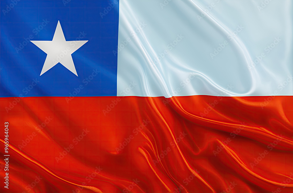 chilean flag for national Day or Independence Day of chile chilean flag for national Day or Independence Day of chile